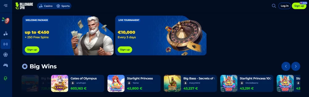 billionairespin.app-live-casino